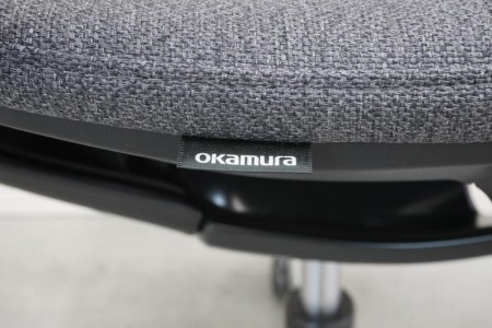 オカムラ モード OAチェア 2脚セット〔ハイバック、ポリッシュフレーム、肘付〕