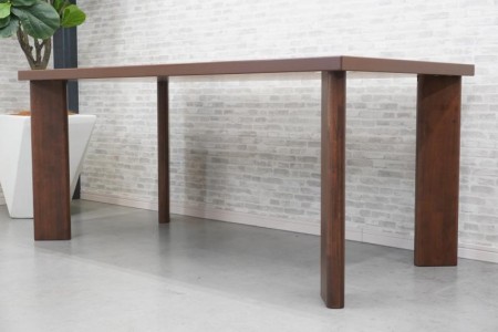 オカムラ 8395 応接会議テーブル〔木製、ダークブラウン天板〕