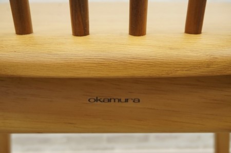 オカムラ シェアードスペース ウッドチェア4脚セット〔木製〕