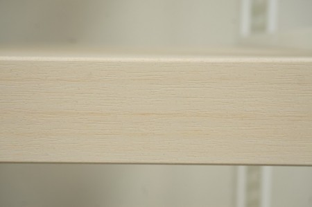 オカムラ ブリオシリーズ 1245軽量棚〔下部オープンタイプ、木製天板〕