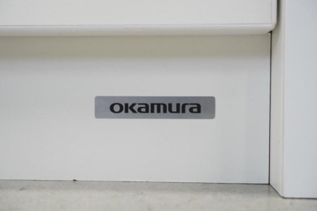 オカムラ アルトピアッツァ キッチンキャビネット〔3口(40L)、ホワイト天板〕