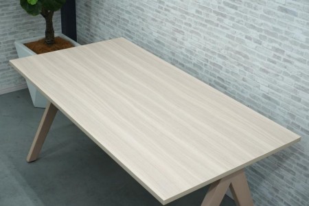 コクヨ デイズテーブル ウッドチルト 1580テーブル〔天板固定タイプ〕