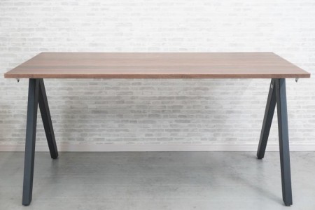 コクヨ イングリーン テーブル+ベンチ3点セット〔W1500、ダークブラウン天板〕