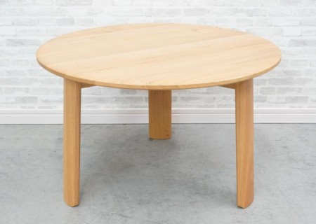 ヘム 円テーブル〔Φ600、H370、木製〕