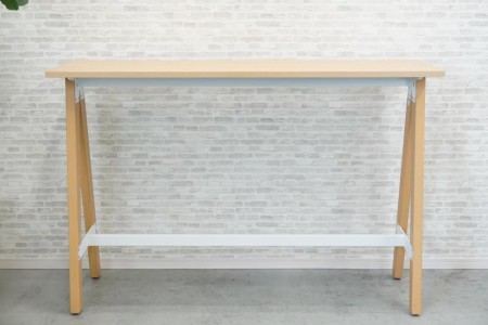 コクヨ デイズテーブル ウッドチルト 1545ハイテーブル〔グレインドナチュラル天板〕