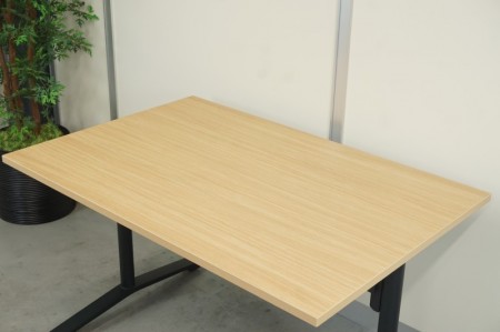 コクヨ デイズテーブル フリップトップシリーズ 1280テーブル〔天板フラップ式、ブラック脚〕