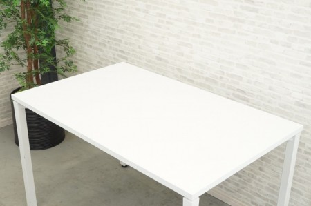 コクヨ ジュートシリーズ 1275テーブル〔4本・ホワイト・角脚、ホワイト天板〕