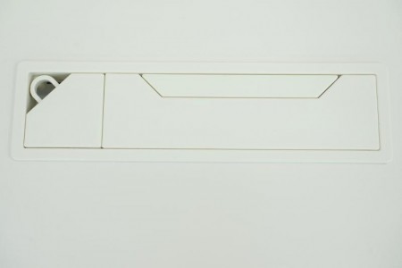 内田洋行 スカエナ S 127片袖机〔3段袖:A4-2段、ホワイト天板〕