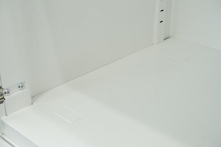 コクヨ エディア 両開戸+3段ラテラルセット〔ベース付、ホワイト〕※未使用品!