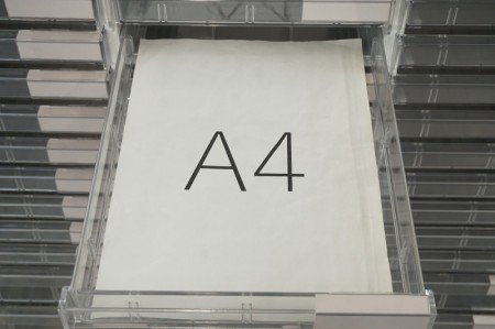 イトーキ シンライン A4シリーズ トレーキャビネット〔A4-3列-浅10段・深4段、天板付〕