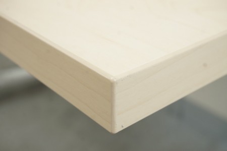 コクヨ ビエナシリーズ 1275テーブル〔ホワイト脚、ホワイトナチュラル天板〕