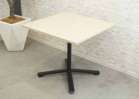 コクヨ デイズテーブル フリップトップシリーズ 角テーブル〔天板固定式、W800、ブラック脚〕