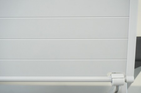 イトーキ HXシリーズ 1860フォールディングテーブル4台セット〔幕板・棚付、ホワイト天板〕