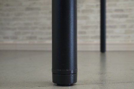 コクヨ デイズテーブル パイルパイプシリーズ 1890テーブル〔ブラック脚、グレインドブラック天板〕
