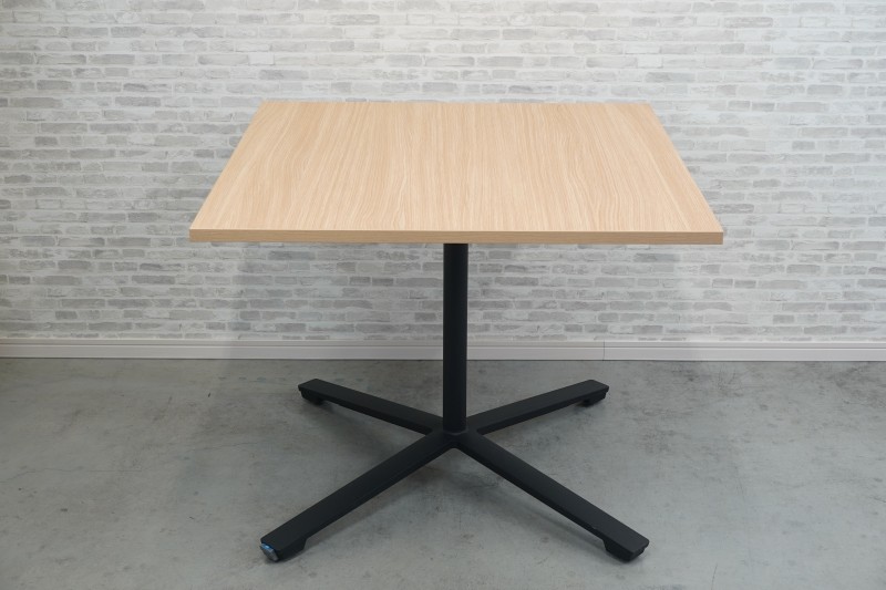 コクヨ デイズテーブル フリップトップシリーズ 角テーブル〔天板フラップ式、W900、ブラック脚〕