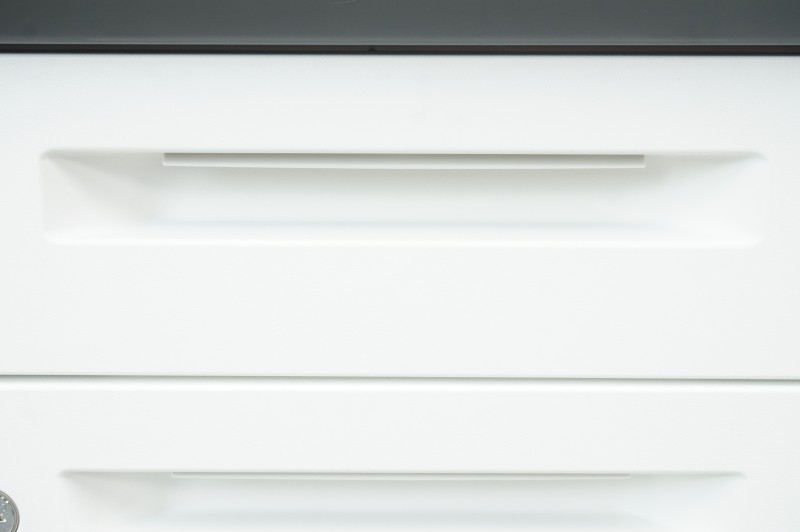 コクヨ iSシリーズ 3段脇机〔A4-2段タイプ、D600、ホワイト〕