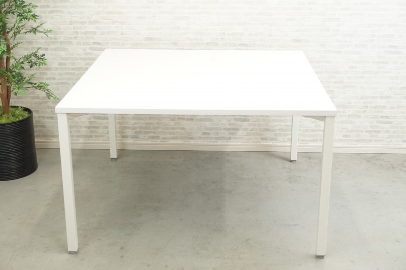 オカムラ アプションフリー2 2412テーブル〔W1200×2、4本・ホワイト脚